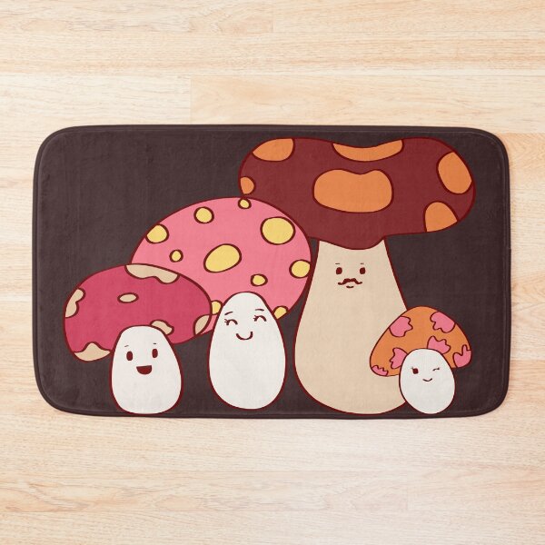 Item preview, Moss's Mushroom Family (OC) Cute Mushroom family doodle Kids drawing designed and sold by cKayseyDoodles.