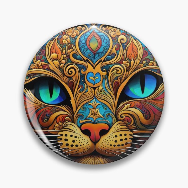 Item preview, Intense Cat designed and sold by Kallak-AI-Art.