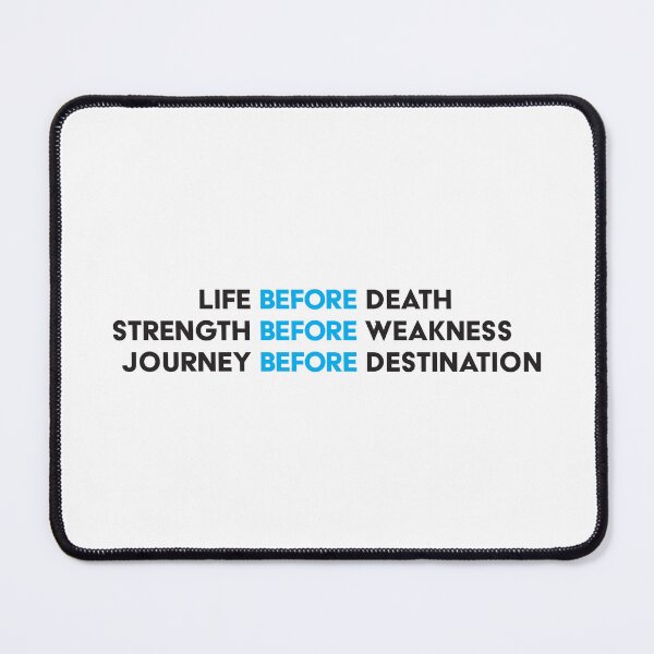 Item preview, Life Before Death - Immortal Words - Black & Blue designed and sold by ONI-Creative.