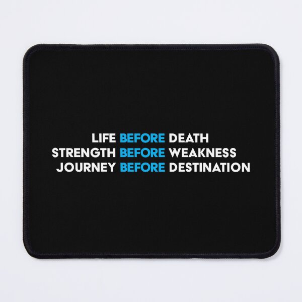 Item preview, Life Before Death - Immortal Words - White & Blue designed and sold by ONI-Creative.