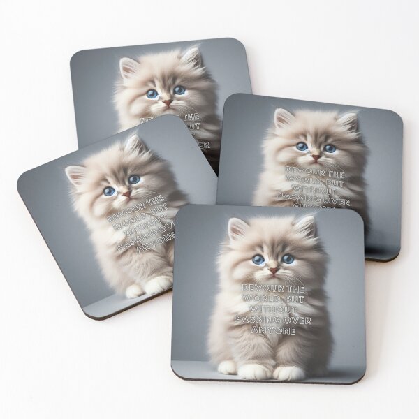 Item preview, frase de desarrollo personal con un dulce gato designed and sold by CConcienciaEscr.
