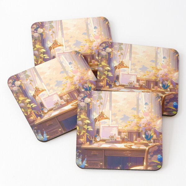 Item preview, Floral Desk Room designed and sold by crackingthemoon.