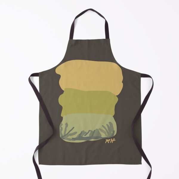 Item preview, Random Yellow and Green Blob with Mountains designed and sold by meaowl.