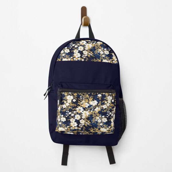 Item preview, Cherry Blossom with indigo background, Creative Designs for Every Occasion, slang words, LOL designed and sold by Chomchol.