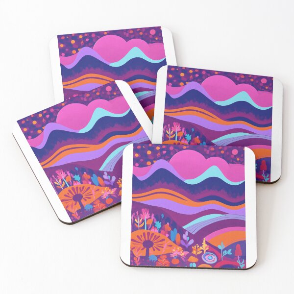 Item preview, Purple colored landscape designed and sold by UZRWRLD .