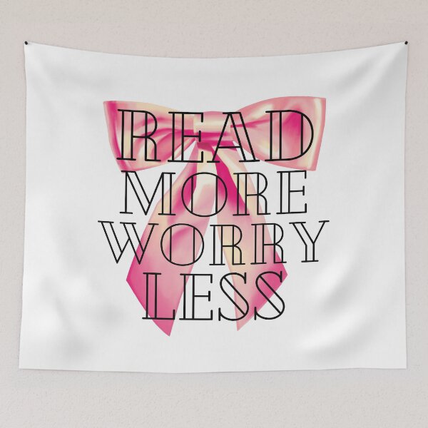 Item preview, Read More Worry Less - Book Coquette - Read More Worry Less Tee - Read More Worry Less Shirt Books T-Shirt designed and sold by Wiss2Arts.