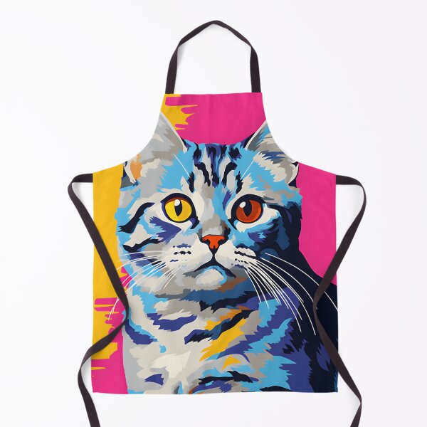 Item preview, american shorthair cat portraits drawing. animal colorful. Animal throw pillow. designed and sold by formform.
