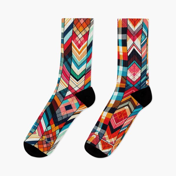 Item preview, Flannel Chevron Colorful Pattern designed and sold by HippieFarms11.