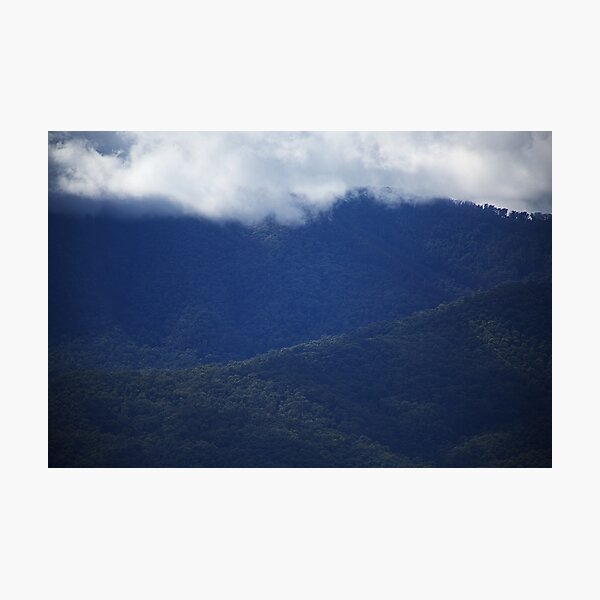 Mt Bogong Morning Clouds Australia Victoria Photographic Print