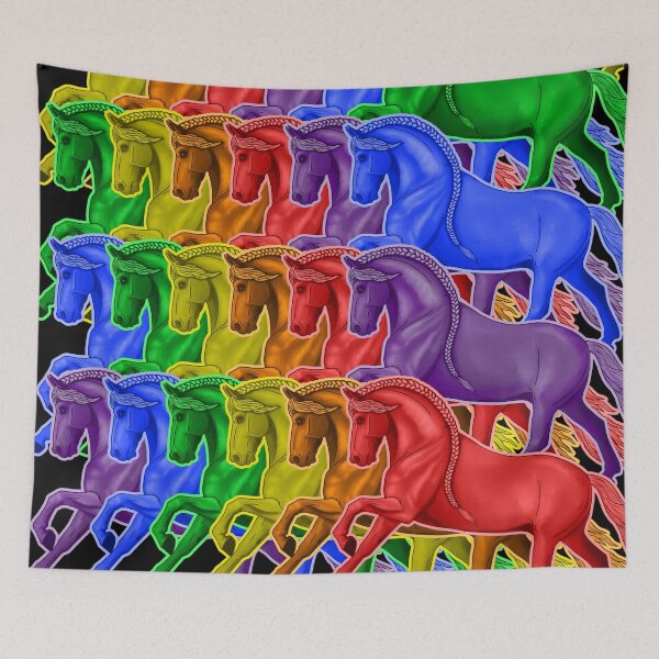 Item preview, Herd of Pride Horses designed and sold by DappledMoon.
