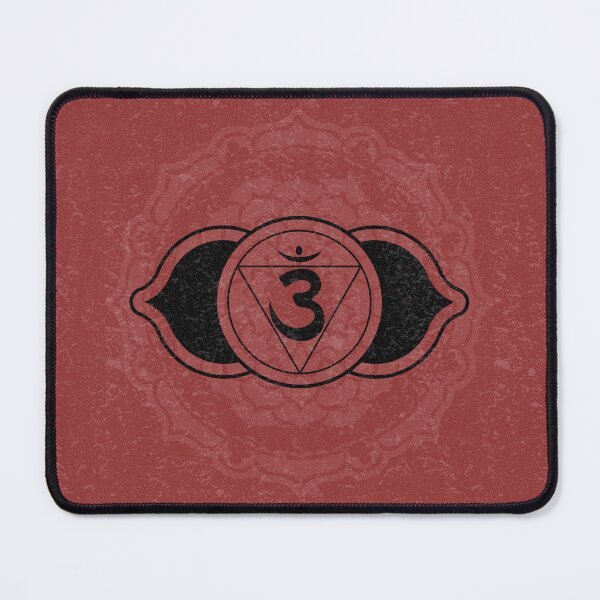 Item preview, Third Eye Chakra Mandala - Ruby + Coal designed and sold by Irene Estelle.