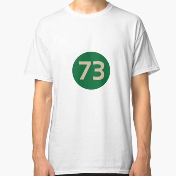 73 The Best Number Big Bang Numbers Puzzle Theory Classic T-Shirt