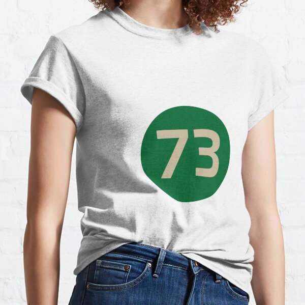73 The Best Number Big Bang Numbers Puzzle Theory Classic T-Shirt