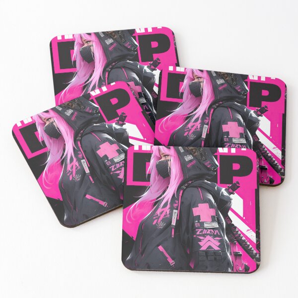 Item preview, AKIBA DRIP「 ✦ BLACK & PINK ✦ 」K-POP TECH WEAR CYBER SAMURAI ONI GIRL - JAPAN ANIME MANGA CYBER PUNK FASHION designed and sold by AKIBA DRIP.