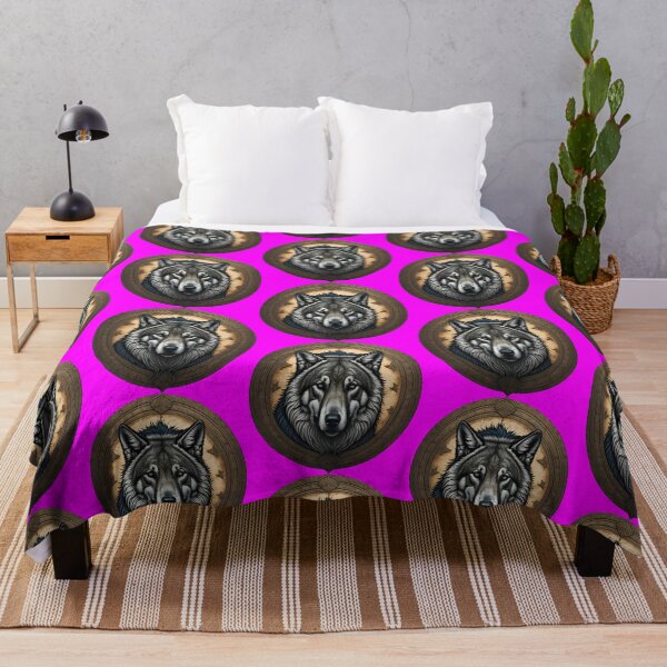 Item preview, WOLF SHIELD -#FF00FF designed and sold by Marlon Oseguera.