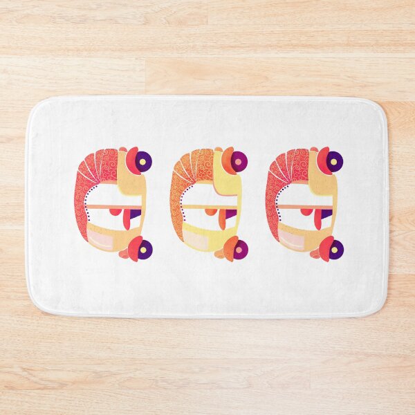 Item preview, Orange and red hippie rickshaws designed and sold by Home Cyn Home.
