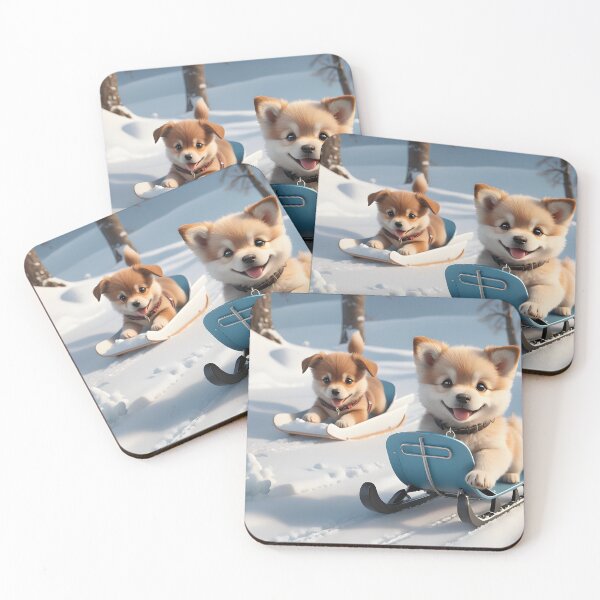 Item preview, Pups sledding designed and sold by WetRatz.