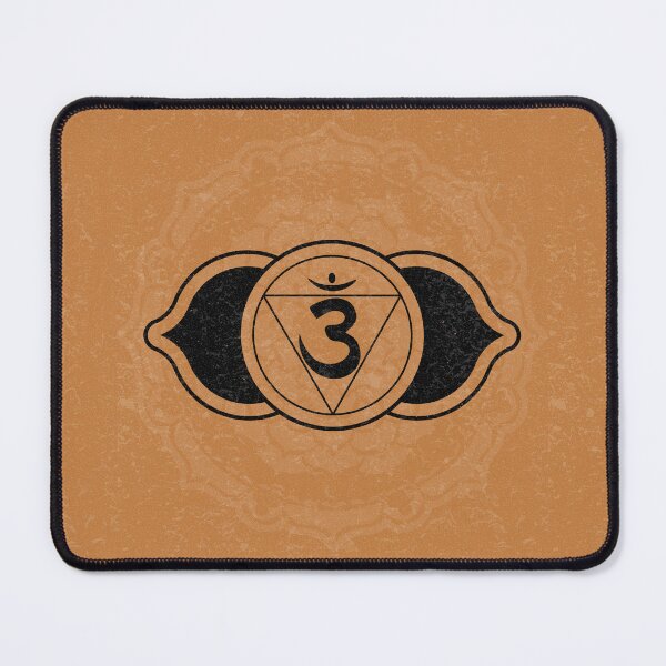 Item preview, Third Eye Chakra Mandala - Rust + Coal designed and sold by Irene Estelle.