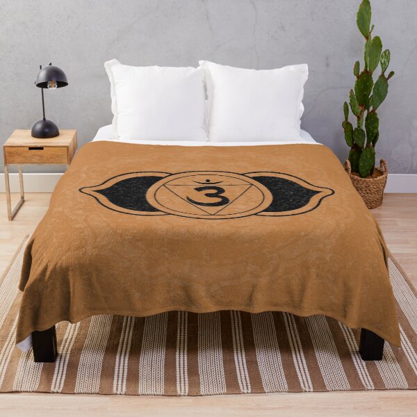 Item preview, Third Eye Chakra Mandala - Rust + Coal designed and sold by Irene Estelle.
