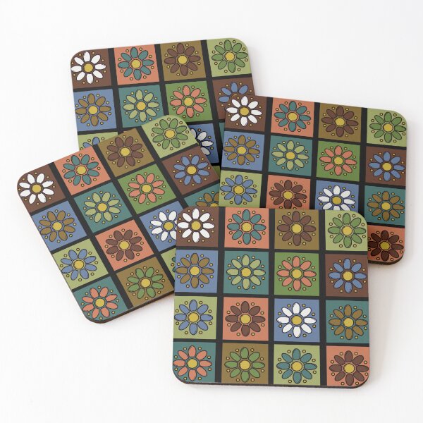 Item preview, floral hippie patchwork designed and sold by groovygreengal.