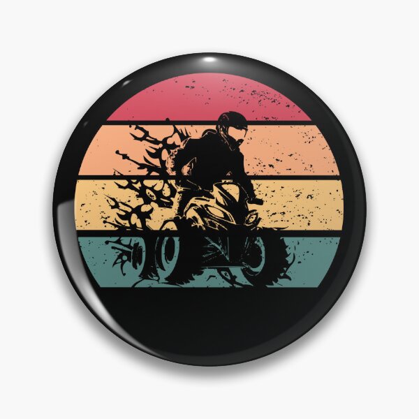 Item preview, Quad 4 Retro Sunset Quad Biker Vintage Gift For ATV Rider Gear designed and sold by DynamicDesign.