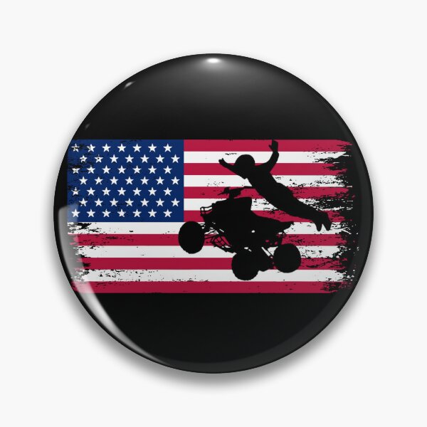 Item preview, Quad 4 Wheeler USA Flag Patriotic Quad Gift For ATV Rider Gear designed and sold by DynamicDesign.
