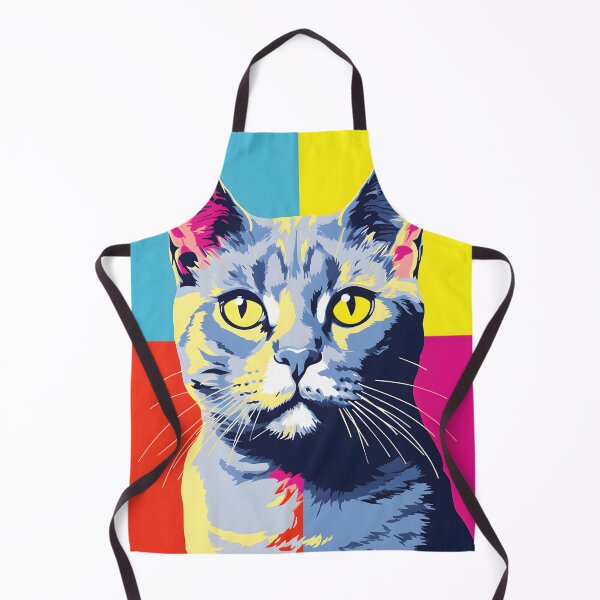 Item preview, american shorthair cat portraits drawing. animal colorful. Animal throw pillow. designed and sold by formform.