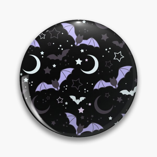 Artikelvorschau, Hexerei Kawaii Fledermaus & Mond entworfen und verkauft von 13ThDimension.