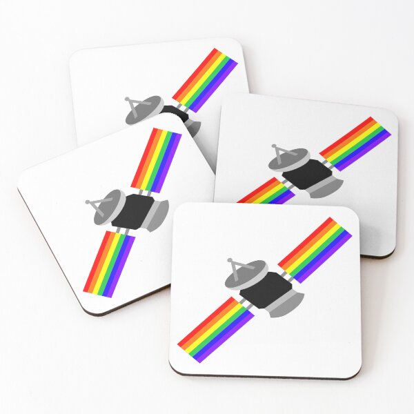 Item preview, Rainbow Satellite designed and sold by queerspacestuff.