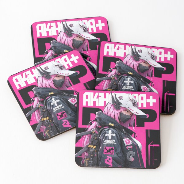 Item preview, K-POP TECH WEAR PINK AND BLACK URBAN CYBER SAMURAI ONI GIRL - AKIHABARA DRIP designed and sold by AKIBA DRIP.