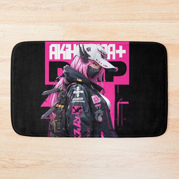 Item preview, K-POP TECH WEAR PINK AND BLACK URBAN CYBER SAMURAI ONI GIRL - AKIHABARA DRIP designed and sold by AKIBA DRIP.