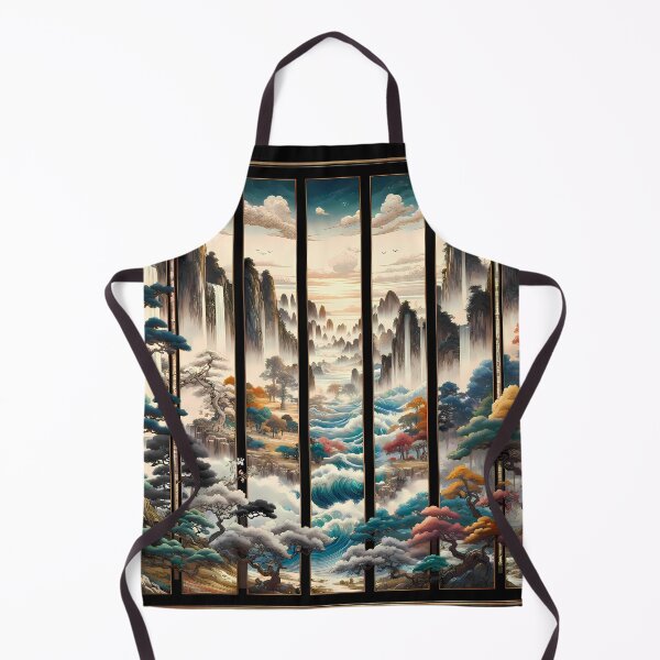 Item preview, Re-envisioned Qi Baishi's 'Twelve Landscape Screens' designed and sold by nuxn.