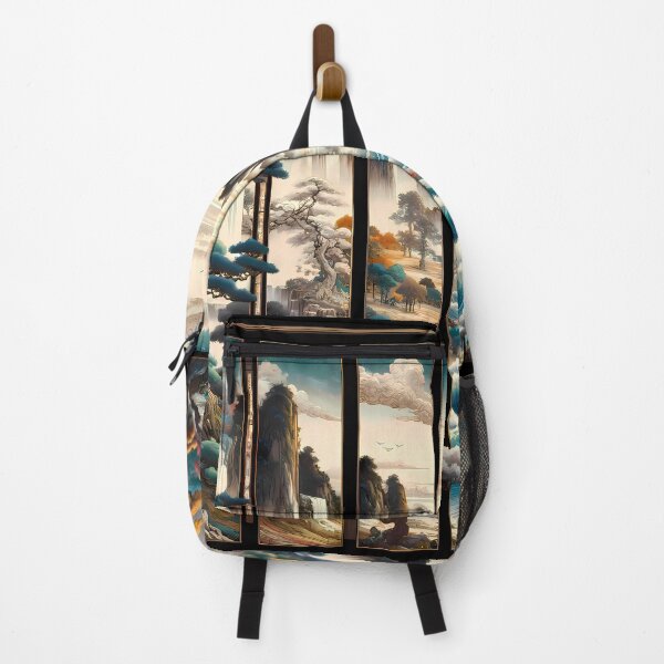 Item preview, Re-envisioned Qi Baishi's 'Twelve Landscape Screens' designed and sold by nuxn.