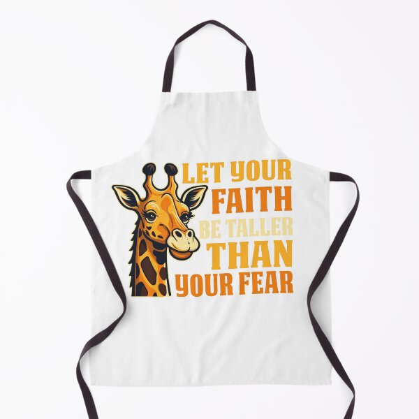 Item preview, Let Your Faith Be Taller Than Your Fears Motivational Quotes designed and sold by roboartpixel.