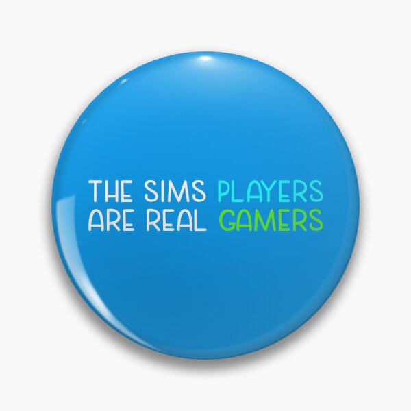 Item preview, The Sims players are real gamers Sticker designed and sold by paperycreatives.