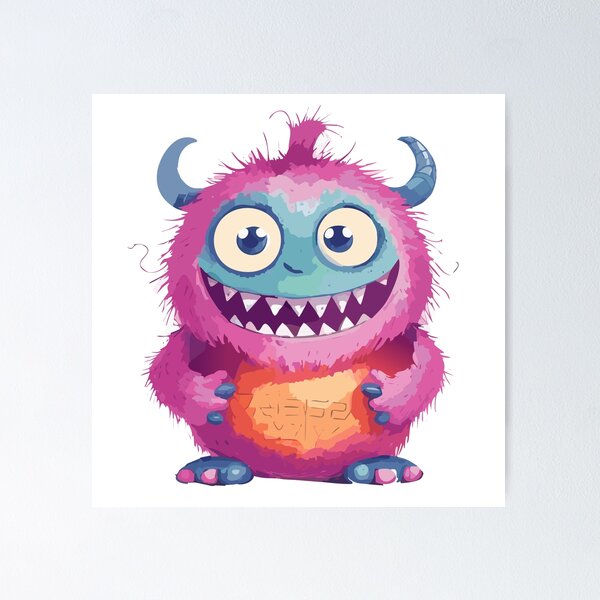 Item preview, Monster designed and sold by PinkMonsterbyPegi.
