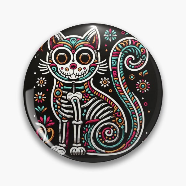 Item preview, Morphing Spirit Skull Cat designed and sold by zzz888.