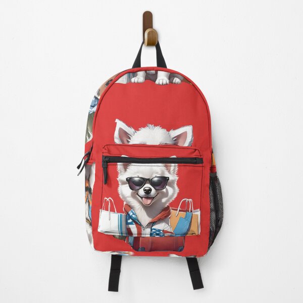 Item preview, American Eskimo cute puppy dog travel Sticker Pack 2 designed and sold by Keffy.