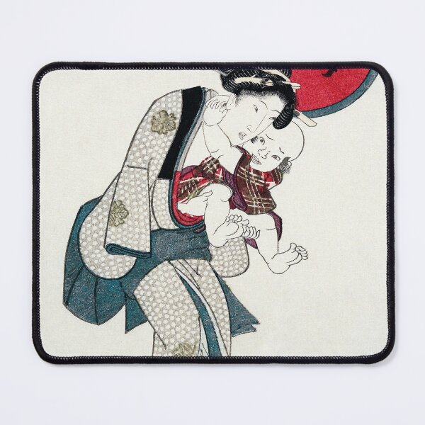 Item preview, Japanese woman and a baby (1823-1825) designed and sold by TheHappyK.