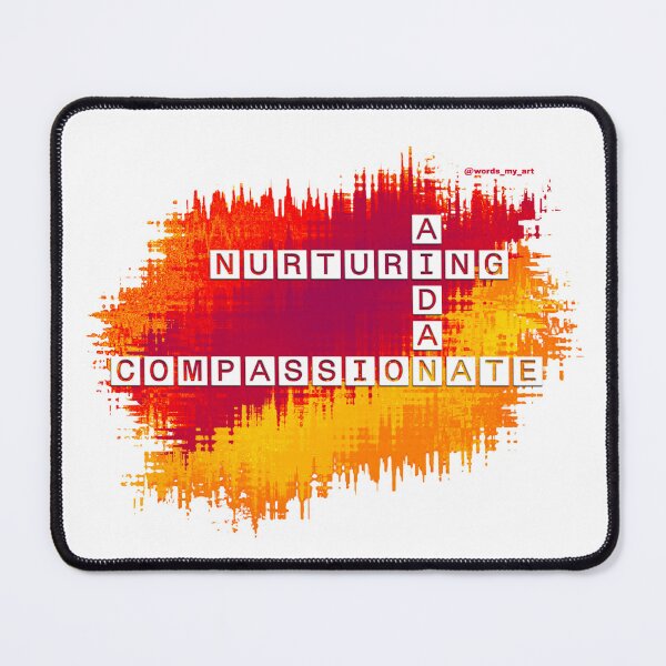 Item preview, Aidan, Nurturing and Compassionate Crossword designed and sold by words-my-art.