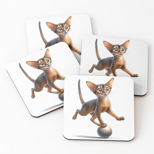 Item preview, Abyssinian Cat Balancing Act - Funny Cat designed and sold by vogocom.