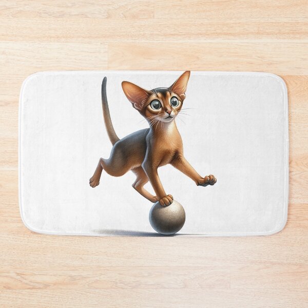 Item preview, Abyssinian Cat Balancing Act - Funny Cat designed and sold by vogocom.