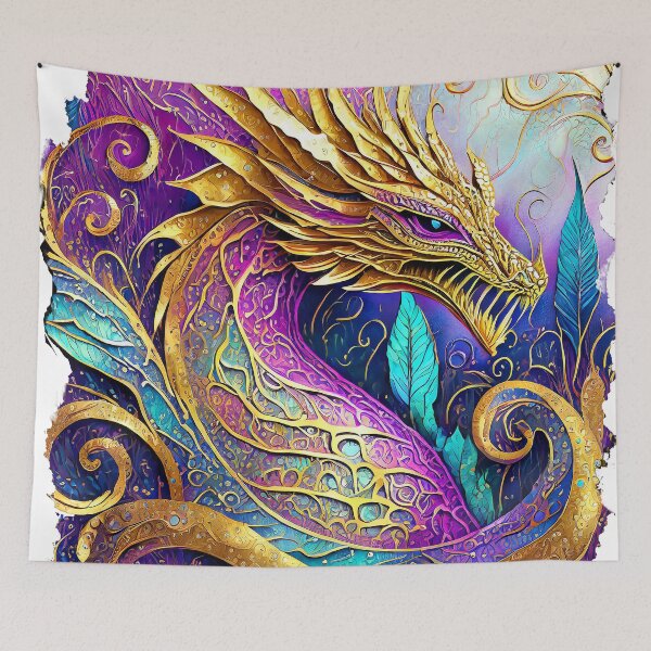 Item preview, GREAT PURPLE DRAGON designed and sold by Foxlindesigns.