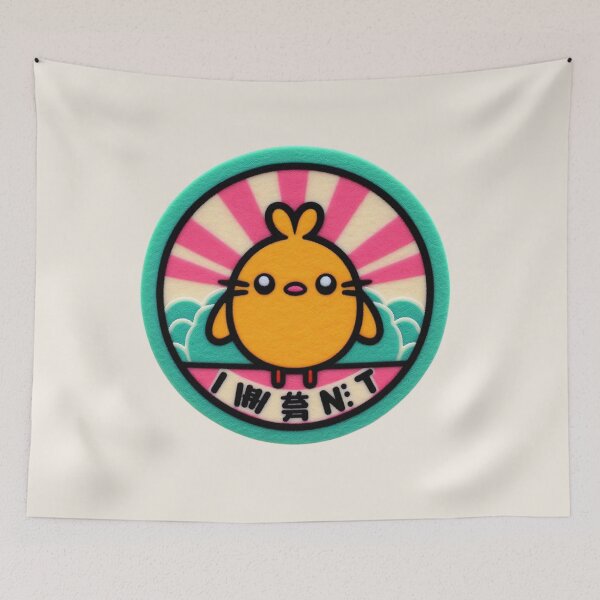 Item preview, Yellow Chick Comic Drawing designed and sold by GALUMARKET.