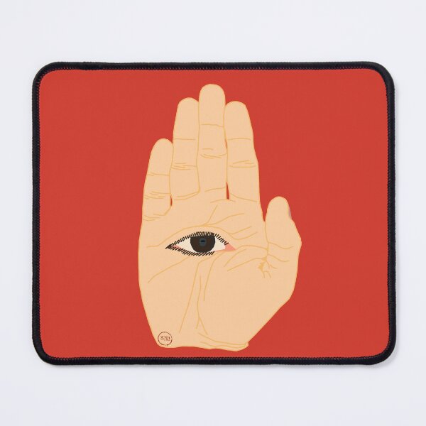 Item preview, hamsa anatomical - red designed and sold by SaharBareket.