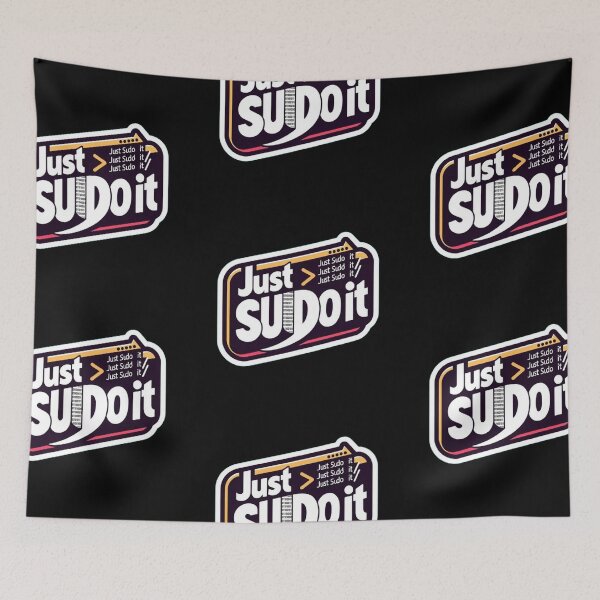 Item preview, Just Sudo It designed and sold by curlystamp.