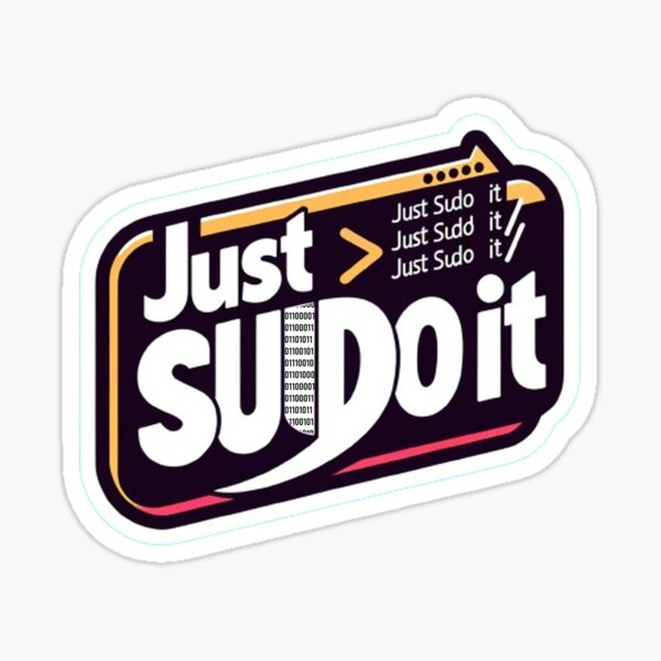 Item preview, Just Sudo It designed and sold by curlystamp.