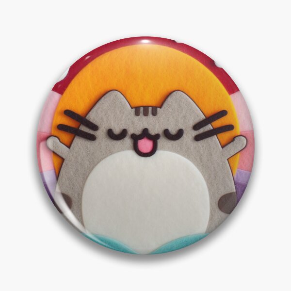 Item preview, Japanese Kawaii Cat with Rainbow designed and sold by GALUMARKET.