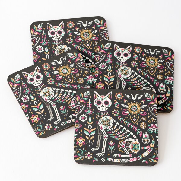 Item preview, Morphing Spirit Skull Cat designed and sold by zzz888.