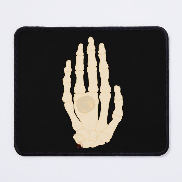 Item preview, hamsa skeleton - black designed and sold by SaharBareket.